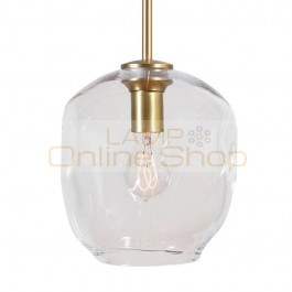 1 light Globe Branching droplight Bubble pendant light gold black single head Modern Light living room E27 Edison 6W led lamp