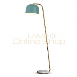  Nordic floor lamp parlor bedroom Post modern simple luxury study macaron LED E27 bulbs Lighting Standing lamp