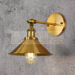  New Hot Sale Loft American Rural Bedroom Restaurant Simple Cafe Couture LED Iron Wall Lamp 