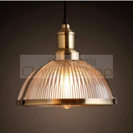  Rushed Sale Lamparas American Village Cafe Bar Restaurant Pendant Lamp Originality Industrial Glass Lights 