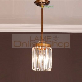 American Vintage lamp Nordic rustic hallway Led Ceiling Light stairs cloakroom crystal small lamps Home Lighting
