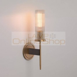 Bathroom Wall Lamp sconce with glass lampshade Bedside E14 led wall light fixture for bedroom Corridor Mirror led wall fixtures