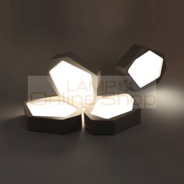 Bedroom Ceiling Lamp Creative Geometry Free Combination Of Modern Minimalist Living Room Lamps Lighting Character Study led lamp