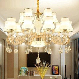 Casa Deco Chambre Fille Lampara De Techo Colgante Moderna Crystal Hanging Lamp Loft Luminaire Suspendu Pendant Light