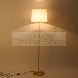 Classic Copper Floor Lamp Modern Desk light Bedroom Adjustable Direction Standing Lamp simple Home Lighting