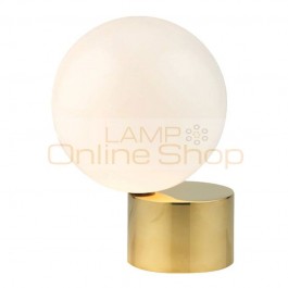 Decorative LED table light white Post modern desk lamp for bedroom study.room simple home office decoration gold table light