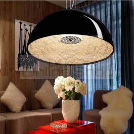 Dia 40cm Nordic Modern pendant lights Black/White resin Sky Garden creativity hanging Lamps&Lights/restaurant/parlor lampshade