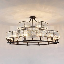 E Pendente Para Sala De Jantar Loft Decor Vintage Crystal Suspendu Deco Maison Suspension Luminaire Lampen Modern Pendant Light