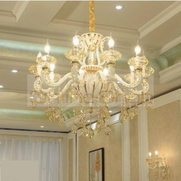European Crystal Lamp Living Room Chandeliers Modern Led Chandelier Restaurant Bedroom Lighting Zinc alloy Ceiling Chandelier