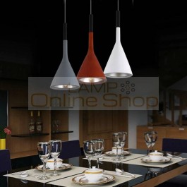  Kitchen single aluminum pendant lights Nordic Simple Bar lamp loft industrial light dining room indoor lighting