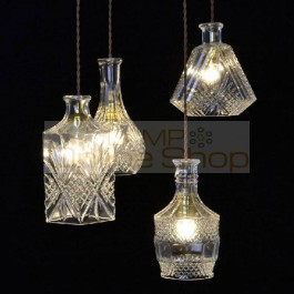 glass Suspension led pendant lights for shopcase glass shade led kitchen lighting vintage retro pendant lamps cord Cafe lighting
