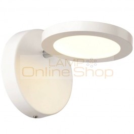 Indoor round adjustable LED Wall Lamp 10W AC220V Fashion aluminum body Lighting bedroom living room Warm Decorate Wall Light