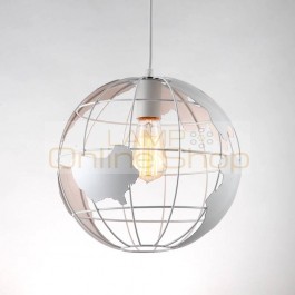 KUNG Globe earth LED pendant light Modern Creative Arts Cafe Bar restaurant bedroom hallway lamp Scandinavian minimalist light