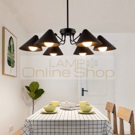 Lampara de techo LED Chandelier Lighting Restaurant Cafe Industrial Light Loft Vintage Bedroom Study Deco Hanging Lamp Fixture