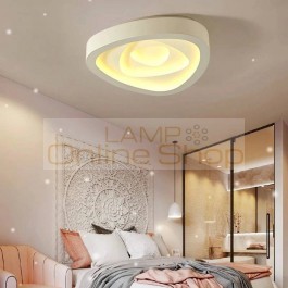 Led Bedroom Ceiling Lamp Warm Romantic Creative Triangle Side Luminous Living Room Balcony Passageway Suction Ceiling Lights