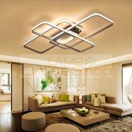 Led ceiling lights modern living room dimming remote control bedroom dining room lighting home