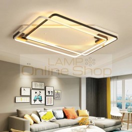 Led ceiling lights square shape for living room bedroom ceiling lamps abajur Home lamps