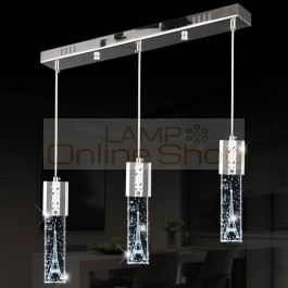 Led Eiffel Tower crystal pendant light for Kitchen Cafe lighting modern bubble crystal pendant lamps for dining room lamparas