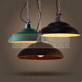 Loft Industrial Wind Bar Pendant Lamp Modern Simple Restaurant Warehouse Iron Art Pendant Light Home Deco Hanging Lights