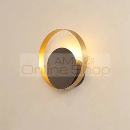 Luminaire bedroom wall lamp nordic modern led wall sconce for bedside Abajur background gold home deco led wall light fixtures