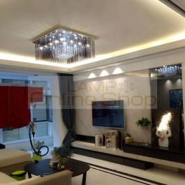 luxury Glass ceiling luminaire Modern Crystal Lamp Led Bedroom Living Room kitchen ceiling lights interior lighting