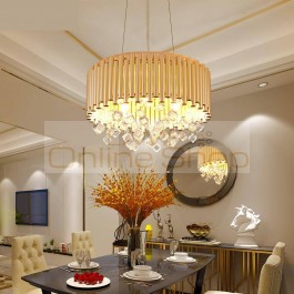 modern chandelier lighting Dining Room lamp Luxury Art Deco pendant Lustre Crystal Lamp Household Creative project led light