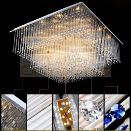 Modern Crystal Chandeliers Ceiling lamp lights Lamp LED Interior Ceiling Surface Mount Ceiling Lamp For interior lighting