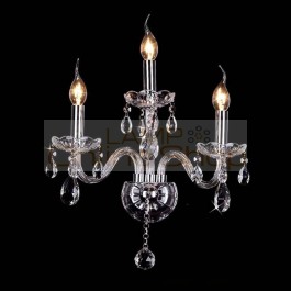 Modern Crystal Wall Lamp Single Double Head Candle Luxury Wall Sconce for bedroom Beside Lamps Restaurant aisle deco lighting