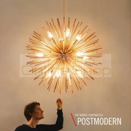 Modern Dandelion Chandelier Lighting For Dinning Room Nordic Hanging Lamps For Bedroom Decoration E14 holder Chandelier
