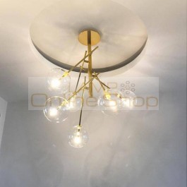 Modern Fashion Dining Room Living Room Glass Bulb Pendant Nordic Creative hanging light Personality Bedroom ceiling Lamp
