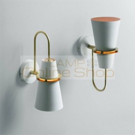 Modern Iron LED Wall Lamps Mirror Light Modern Wall Sconce Lighting Fixtures Bedroom Bedside Loft Industrial Home Deco Luminaire