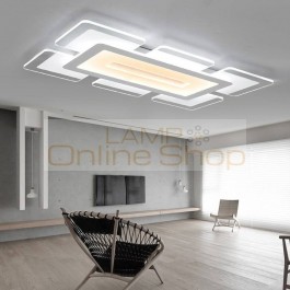Modern led acrylic Ceiling Light with Remote control for Living Room kitchen home lighting 50 72w Ultrathin acrylic ceiling lamp