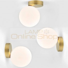Modern Led Ceiling Lamps Glass Ball Ceiling Lights Lighting Corridor Ceiling Lamp Cloakroom Suction Kitchen Fixtures
