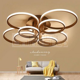 Modern led chandelier with remote control acrylic lights For Living Room Bedroom Home Chandelier ceiling Fixtures Free Shipping