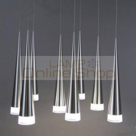 Modern led Conical pendant light Aluminum metal home Industrial lighting hanging lamp dining living room cafe droplight fixture