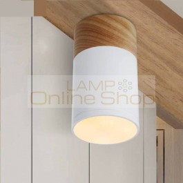 Modern Led Corridor Lamps With The Light Entrance Hallway Yang Japanese Wooden Lamp Ceiling Light