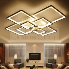 Modern led lamp with acrylic remote control for living room bedroom ceiling lamps free shipping