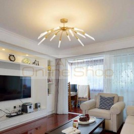 Modern Led light Gold G9 sconce glass lampshade home lights & lighting Nordic Led Ceiling fixtures shade Kitchen Lighting Avize