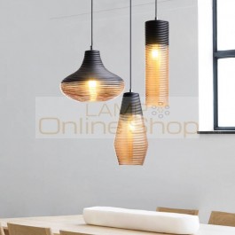 Modern LED Pendant Lamps Vintage Glass Pendant Lights Living Room Bedroom Loft Industrial Home Decor Kitchen Fixtures Hang Lamp