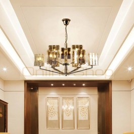 Modern LED Pendant Lights luxury 8 arm Dia.80cm Kung Dining Room Lamp Cord Pendant Lustres Light Fixtures Bar Dimming light Lamp
