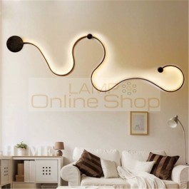 Modern LED Wall Lamps Bedroom Wall Lights Living Balcony Room Acrylic Home Deco Wall Light Iron Sconce Lamps Kitchen Fixtures