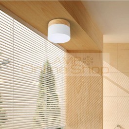 Modern Mini Led Ceiling Light 3/5w Round Hole porch light surface Wood Lights Balcony Window Aisle ceiling lamp Home Lighting