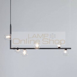 Modern Pendant Lamp For Bedroom Decorative Hanging Lights Dinning Room Glass Ball LED Pendant Light Fixture