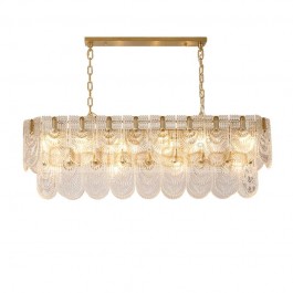  Modern luxury Pendant light glass Creative LED Crystal Pendant lamp for Bedroom Dining Room Kitchen Bar free express