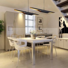 Nordic 60cm bamboo shape aluminum pipe pendant light modern dining/living room clothing shop creative led droplight fixture