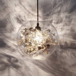 Nordic glass ball pendant light modern decorative led pendant lamp for coffee bar /balcony lampara indoor use