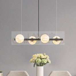 Nordic hanglamp glass ball led chandelier lighting for living room bedroom Modern kitchen dining room home deco hanging lamp