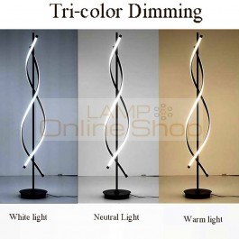 Nordic LED Floor Lamps Living Room LED Floor Lights Standing Family Rooms Bedroom Offices Dimmable Lighting Aluminum 