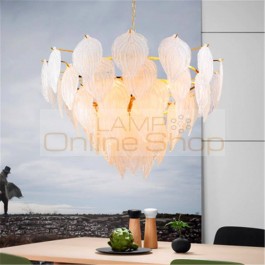 Nordic Loft Glass Pendant Lamp Lighting Kitchen Fixtures Pendant Light Bedroom Living Room Interior Decor Hanging Lamp Luminaire