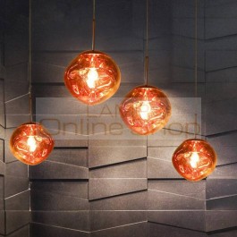 Nordic Tom DIXON Lava Acrylic LED Pendant Light Living Room Bedroom Decor Hanging Lamp Restaurant Bar Cafe Lighting Fixtures